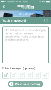 Incidentenmelder stap 3