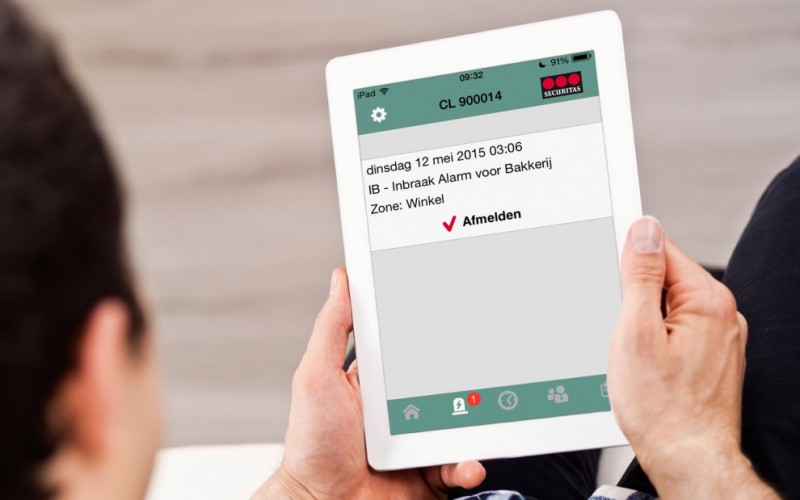 Securitas Alarm App: 24/7 inzicht in uw gegevens