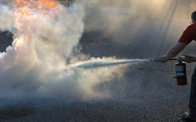 Soort brand bepaalt brandblusser