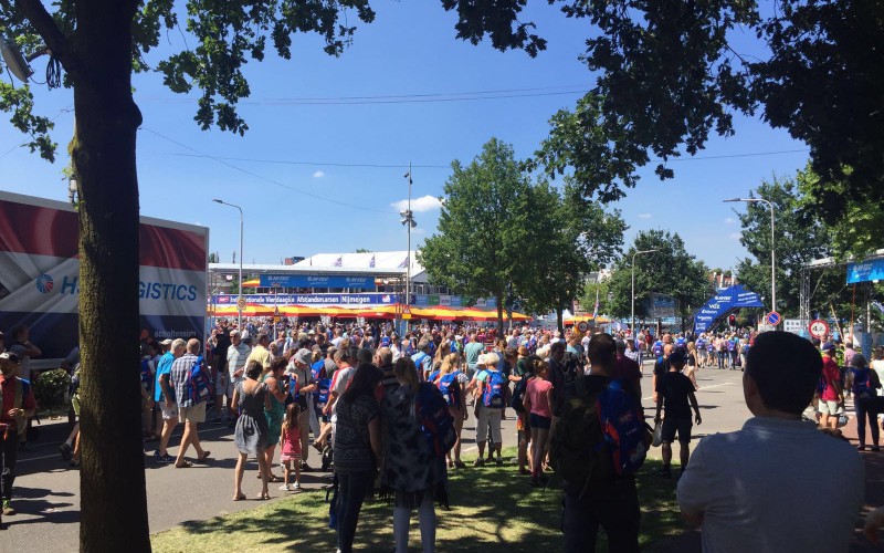 Sfeer fantastisch tijdens warme Vierdaagse