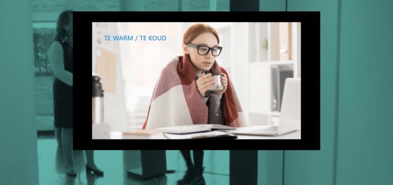 Data rol in nieuwe anderhalvemeter kantoor